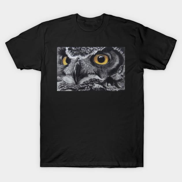 Knight Owl T-Shirt by angipangi7